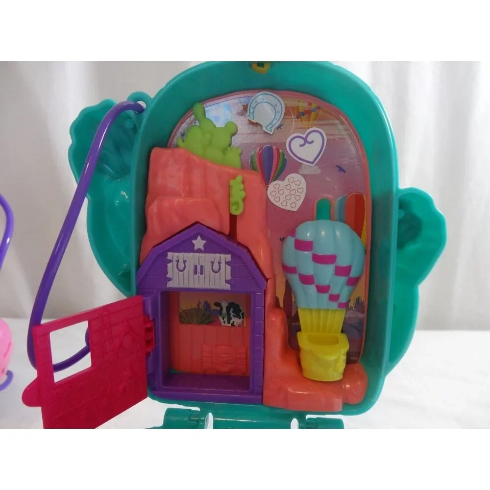 Polly Pocket Sea‎ Shell Purse Activity Ocean Playset 2019 + Cactus Cowgirl Ranch